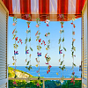 6Pcs Silk Cloth Artificial Floating Flower Curtain for Home Wedding Decor AJEW-UN0003-06-4