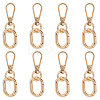 Alloy Swivel Clasps FIND-SP0003-22G-1