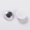 Black & White Plastic Wiggle Googly Eyes Cabochons KY-S002B-M01-2