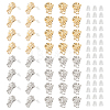 40Pcs 2 Color Alloy Stud Earring Findings FIND-DC0002-19-1