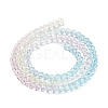 Transparent Painted Glass Beads Strands DGLA-A034-T4mm-A21-5