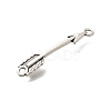 Tibetan Style Alloy Connector Charms PALLOY-D291-32AS-2