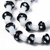 Mushroom Handmade Lampwork Beads Strands LAMP-R116-11A-3
