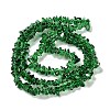 Spray Painted Transparent Glass Beads Strands X-GLAA-P060-01A-07-2