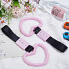 2Pcs ABS Plastic Heart Rear Bumper Warning Handle Ring HJEW-SP0001-49A-4