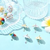 3Pcs 3 Colors Resin Pendants CRES-YW0002-77-4
