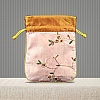 Chinese Style Brocade Drawstring Gift Blessing Bags PW-WG56623-03-1