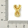 Rack Plating Brass Clear Cubic Zirconia Pendants KK-S378-01G-Y-3