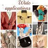 50Pcs 1-Hole Wood Buttons BUTT-UN0001-27B-6