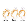 Brass Cup Peg Ring Settings KK-N274-05G-4
