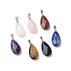 Natural & Synthetic Mixed Gemstone Pendants G-C007-01P-1