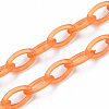 Handmade Transparent ABS Plastic Cable Chains KY-S166-001F-4