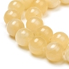 Natural Yellow Jade Beads Strands G-G829-04-10mm-3