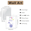 Rectangle Paper Hanging Painting HJEW-WH0034-019-2