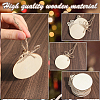 Unfinished Natural Wood Cutouts Ornaments WOOD-SP0001-17B-6