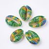 Printed Cowrie Shell Beads SHEL-S274-27-2