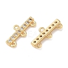 SHEGRACE Brass Micro Pave Pave Cubic Zirconia Chandelier Components Links XGRQ3D792-498G-2
