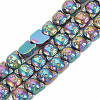 Electroplate Non-magnetic Synthetic Hematite Kitten Beads Strands X-G-T061-99D-1