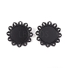 Zinc Alloy Brooch Findings PALLOY-WH0066-23G-1