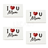 4Pcs Kraft Paper Greeting Cards AJEW-FS0001-30C-1