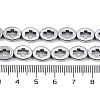 Electroplated Synthetic Non-magnetic Hematite Beads Strands G-K375-C01-01-4