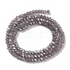 Baking Electroplate Glass Beads Strands X-DGLA-A039-J2MM-B06-2