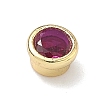 Flat Round Brass Micro Pave Cubic Zirconia Cabochons KK-P345-13G-A05-2