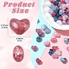 50Pcs Opaque Acrylic Beads OACR-YW0003-11D-3