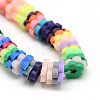 Polymer Clay Bead Strands X-CLAY-T001-A06-1