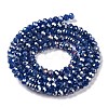 Baking Electroplate Glass Beads Strands LS-DGLA-A039-J2MM-B04-2