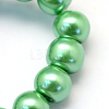 Baking Paint Pearlized Glass Pearl Round Bead Strands X-HY-Q003-6mm-69-3