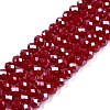 Electroplate Glass Beads Strands EGLA-A044-P3mm-A02-1