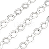 304 Stainless Steel Ring Link Chains CHS-G044-05P-07-1