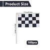 Polyester Tartan Racing Flag AJEW-WH0556-47-2