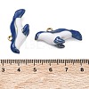 304 Stainless Steel Enamel Pendants STAS-A139-02E-G-3
