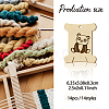 14Pcs 14 Style Plywood Thread Winding Boards WOOD-WH0060-10-2