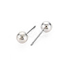CCB Plastic Ball Stud Earrings for Women EJEW-S213-01D-F06B-RS-2