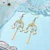 304 & 201 Stainless Steel Dangle Earrings EJEW-TA00437-2