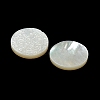 Carved Natural White Shell Cabochons SSHEL-N038-06B-09-2