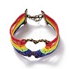 Rainbow Pride Bracelet BJEW-F424-02-5