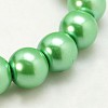 Glass Pearl Round Loose Beads For Jewelry Necklace Craft Making X-HY-8D-B64-1