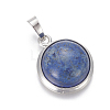 Natural Lapis Lazuli Pendants G-L512-B05-2