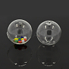 Handmade Two Holes Blown Glass Globe Beads DH017J-50mm-01-1