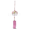 Glass Wind Chime HJEW-XCP0001-19-3