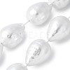 Electroplated Shell Pearl Beads Strands BSHE-F013-13-01-1