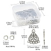 20Pcs Tibetan Style Alloy Chandelier Component Links FIND-YW0003-28-3