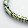 Electroplate Non-magnetic Synthetic Hematite Beads Strands G-J216A-07-1