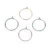 Ion Plating(IP) 316L Surgical Stainless Steel Hoop Earring Findings STAS-D164-05M-1