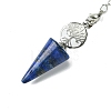 Natural Mixed Stone Cone Dowsing Pendulum Big Pendants G-C114-02P-4