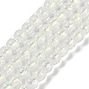 Handmade Foil Lampwork Beads Strands FOIL-K003-06B-10-1